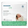 Mckesson Baby Diapers, Newborn, 20PK BD-SZNB